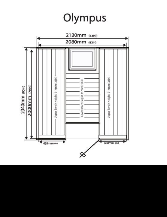 Sauna Olympus Grundriss