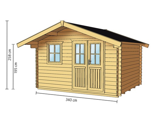 Kabinenmaße Skanholz Malaga