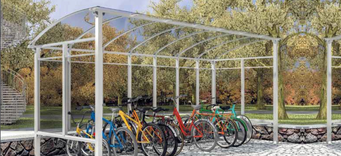 Garage zur Aufbewahrung von Fahrrädern