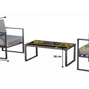 Mostrare terasz bútor fotel méretei