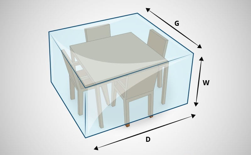 Rattanmöbel Abdeckplane