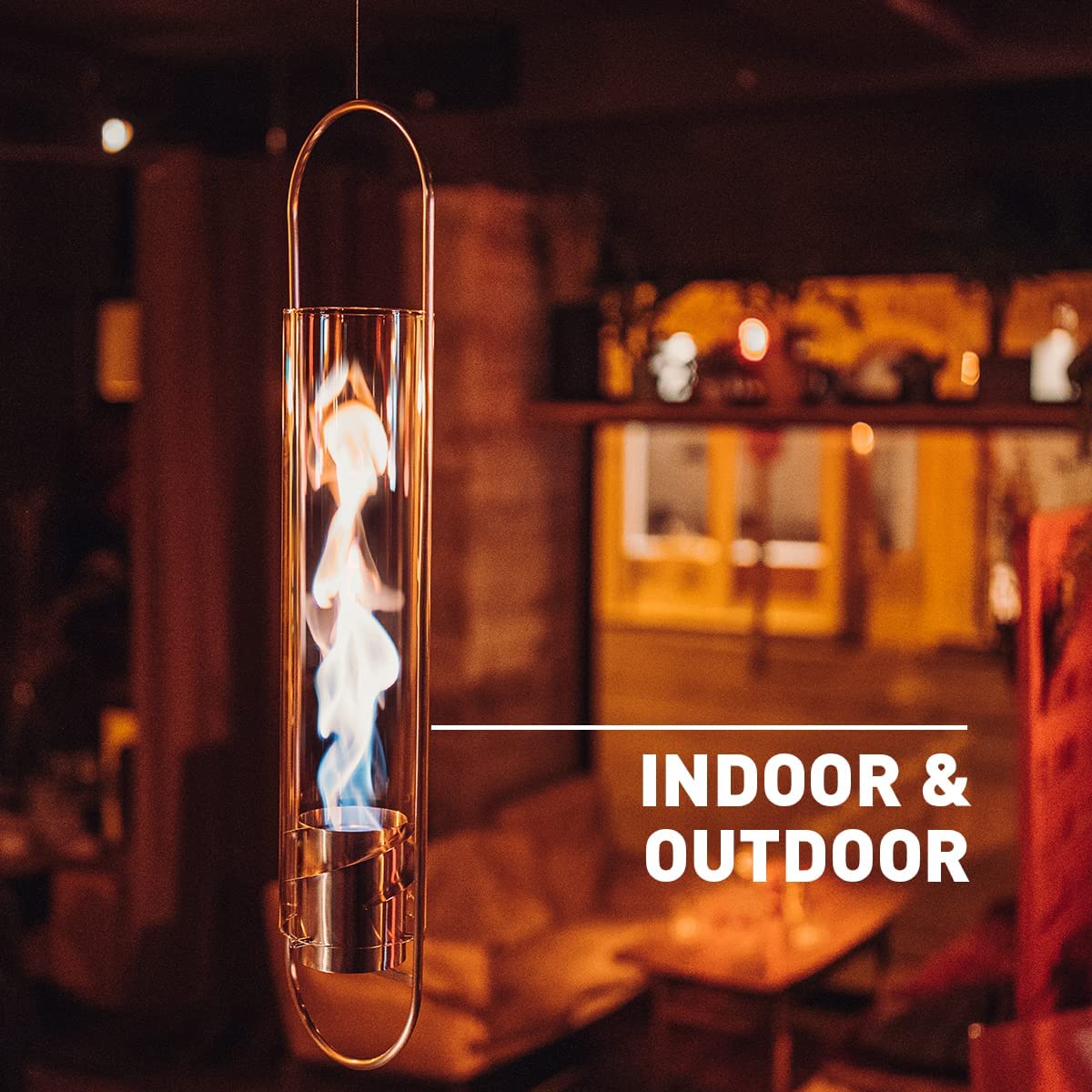 Stimmungsvolle Beleuchtung Höfats Bioethanol-Pendelleuchte – Bild 5