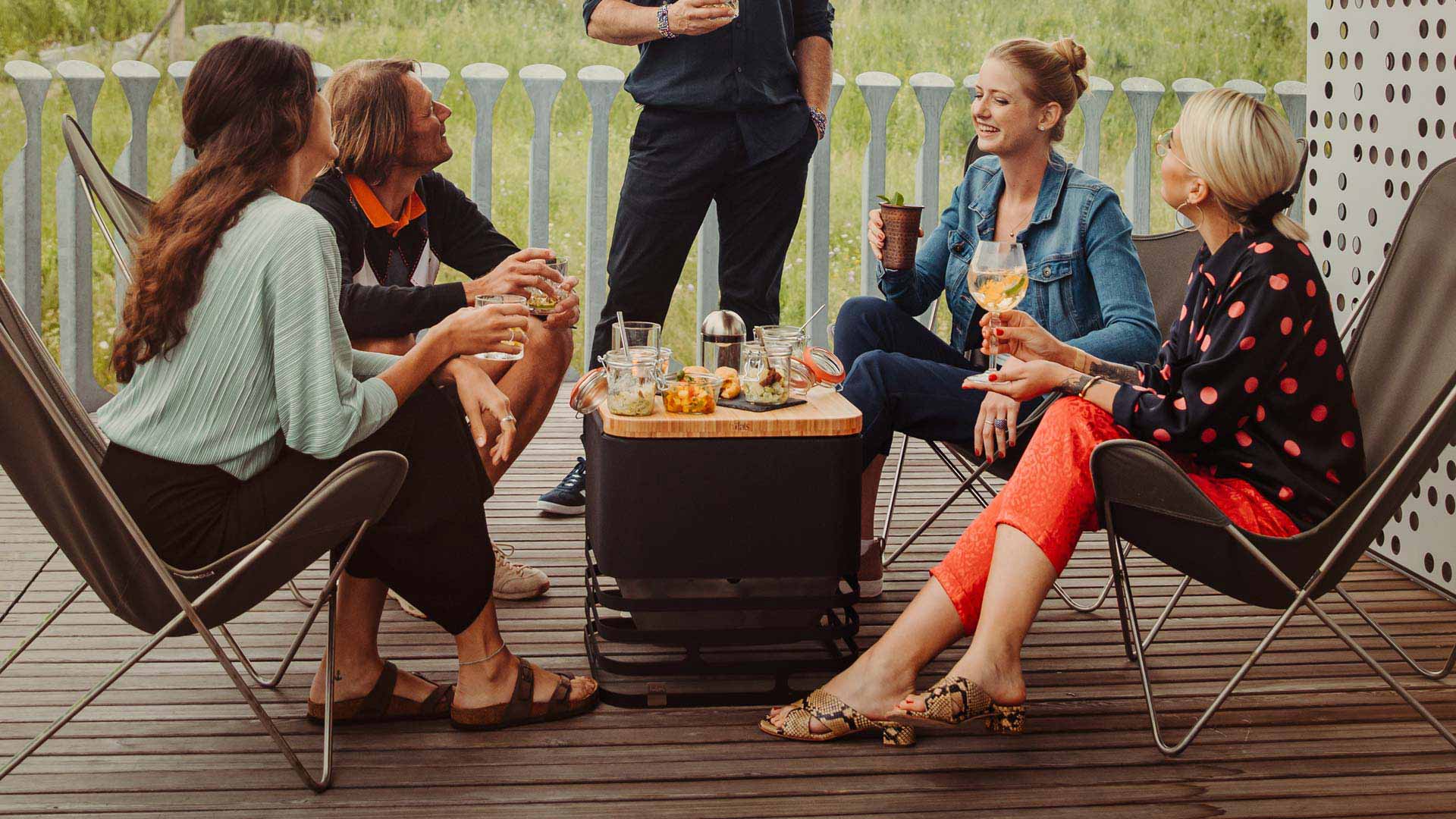 Grill Höfats Cube Feuerkorb