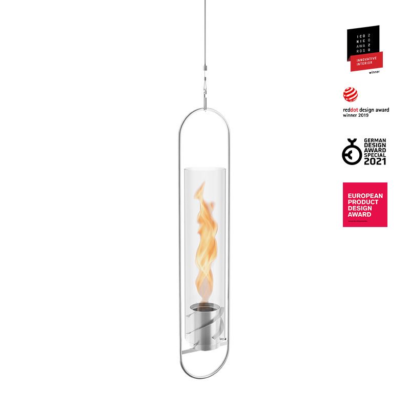 Stimmungsvolle Beleuchtung Höfats Bioethanol-Pendelleuchte – Bild 6