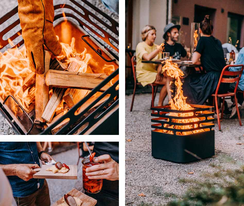 Grill-Feuerkorb Höfats Cube – Bild 15