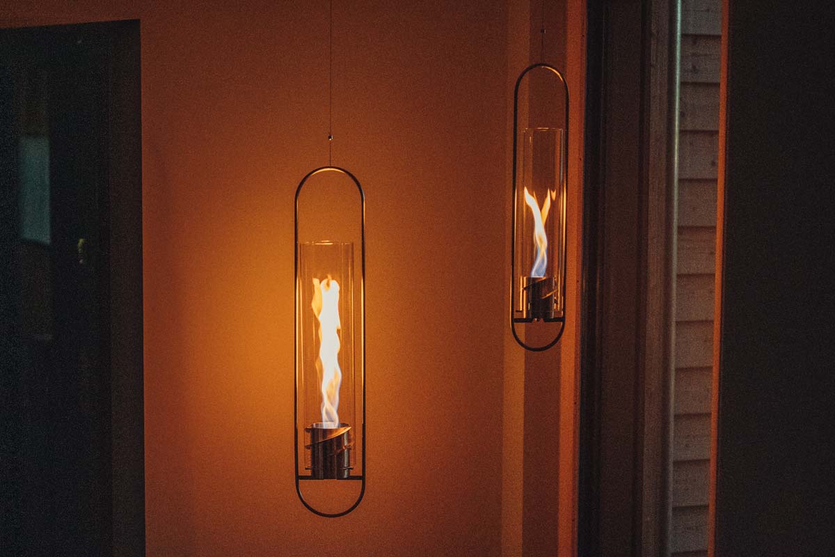 Stimmungsvolle Beleuchtung Höfats Bioethanol-Pendelleuchte – Bild 10