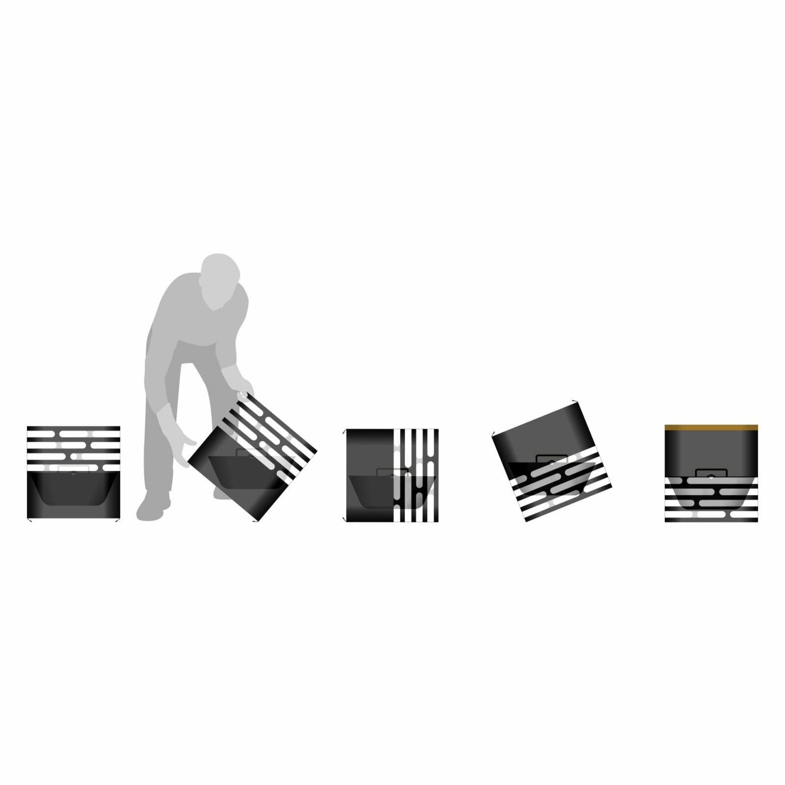 Grill-Feuerkorb Höfats Cube – Bild 18