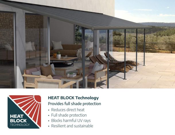 Palram Terrassendach Beschattung