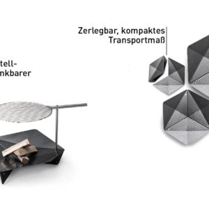 Höfats Triple tűztrakó grill