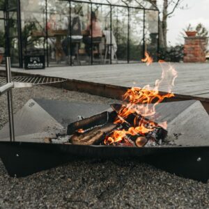 Triple tűzrakó nyársaló grill