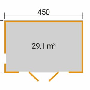 Weka-Rahmenhaus-Gartenhaus-P285