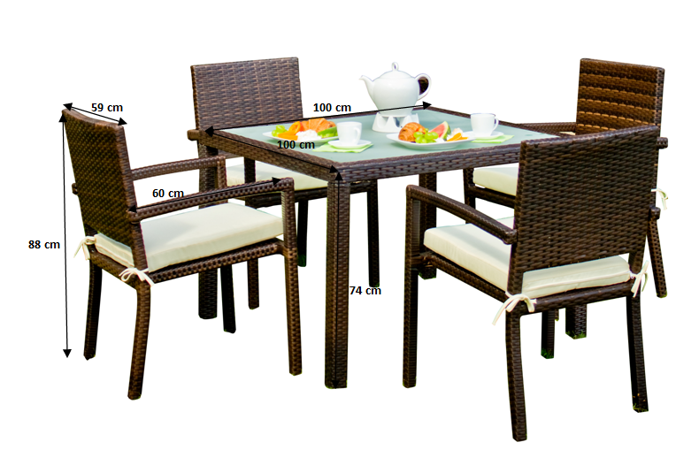 Rattan kerti bútor Adorazione