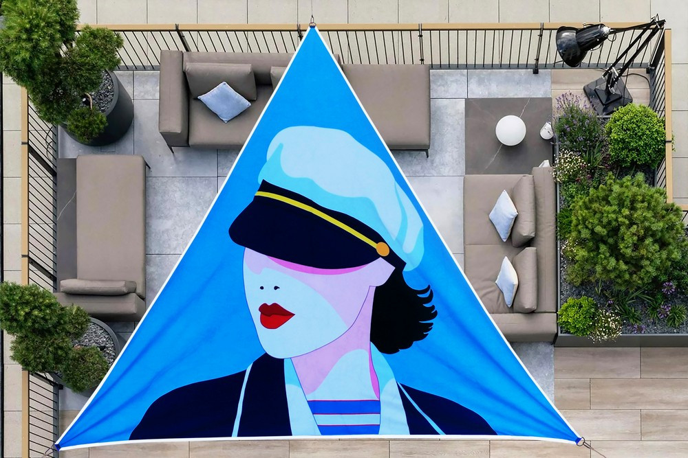 Designbeschattung Sonnensegel