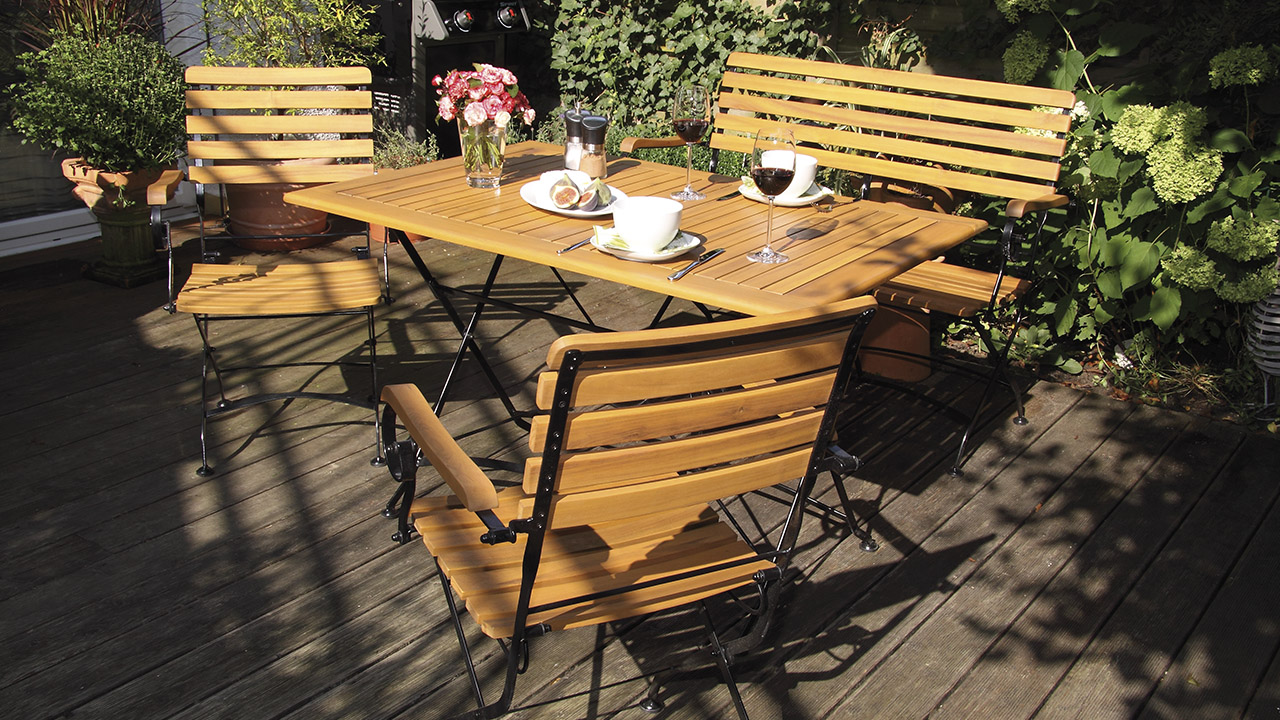 Metall Gartenmöbel Lindau Terrassenset – Bild 9