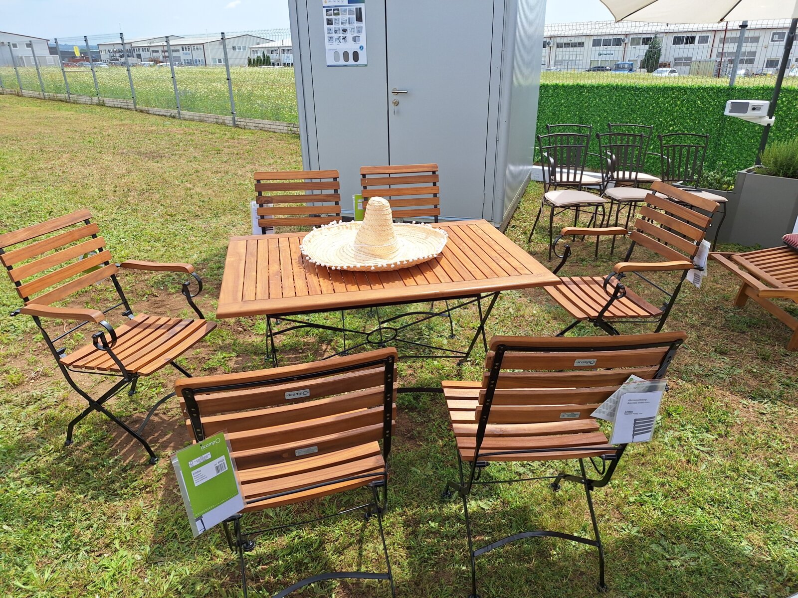 Metall Gartenmöbel Lindau Terrassenset – Bild 12