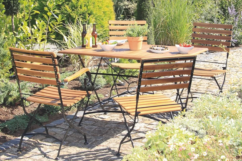 Metall Gartenmöbel Lindau Terrassenset – Bild 16