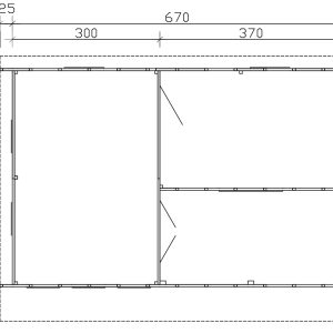 Wochenend-Chalet Dimensionen Arnheim