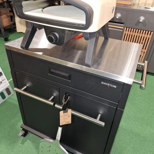 Pizzasütő + grill pult + sütőlapát